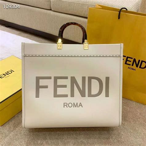 fendi white bag